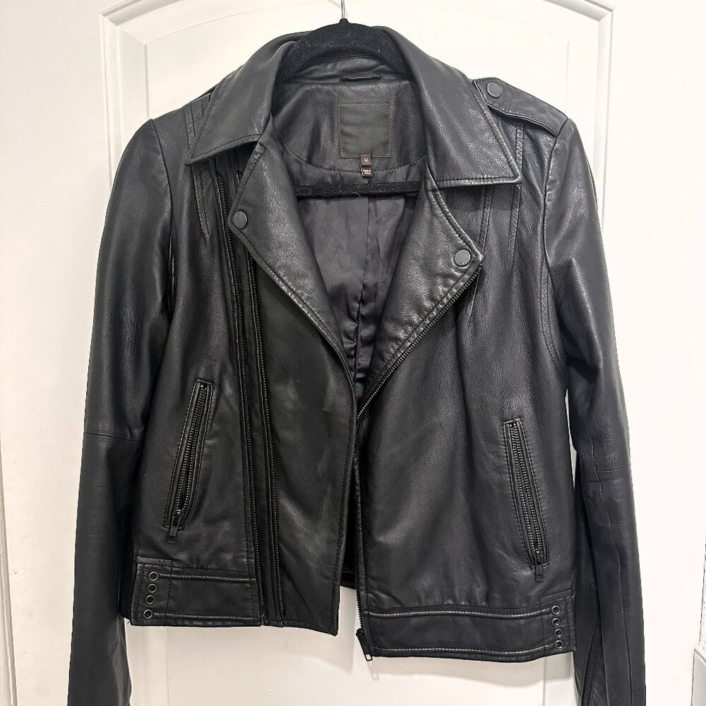 Joie 100% Real Leather Moto Jacket